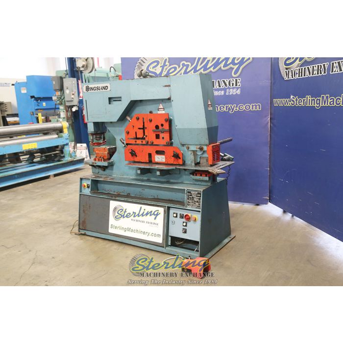 For Sale 95 Ton Used Kingsland Hydraulic (5 Station) Ironworker, Mdl