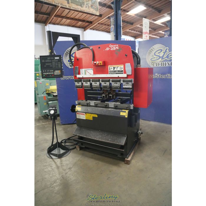 For Sale 38 Ton x 4' Amada Hydraulic CNC Press Brake (Upacting Press Brake), Mdl. RG35S, NC