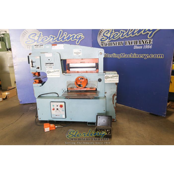 For Sale 90 ton Used Scotchman Hydraulic Ironworker Heavy Duty USA