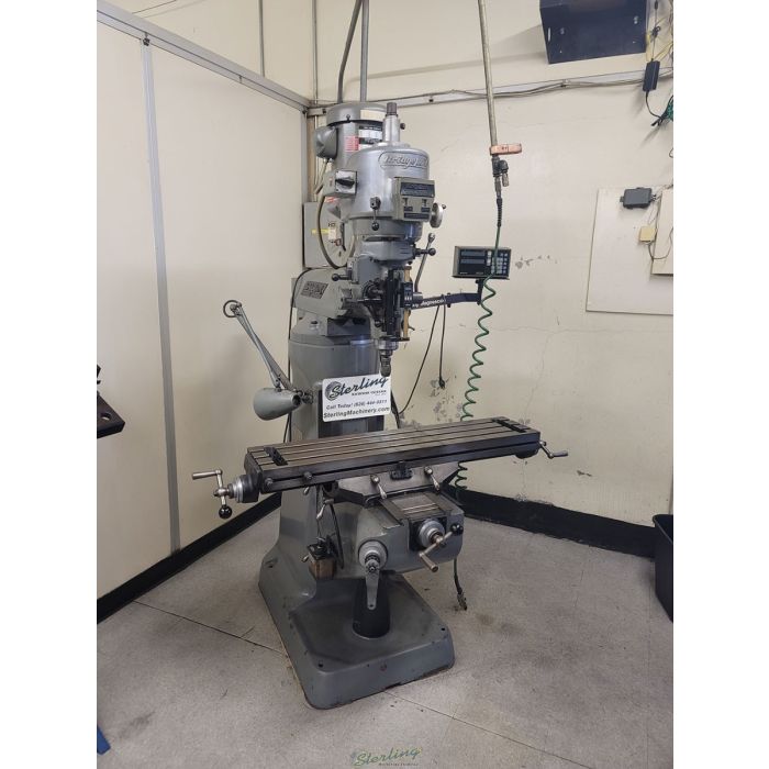 For Sale 9" x 42" Used Bridgeport Variable Speed Vertical Milling Machine, Mdl. SERIES 1, SONY