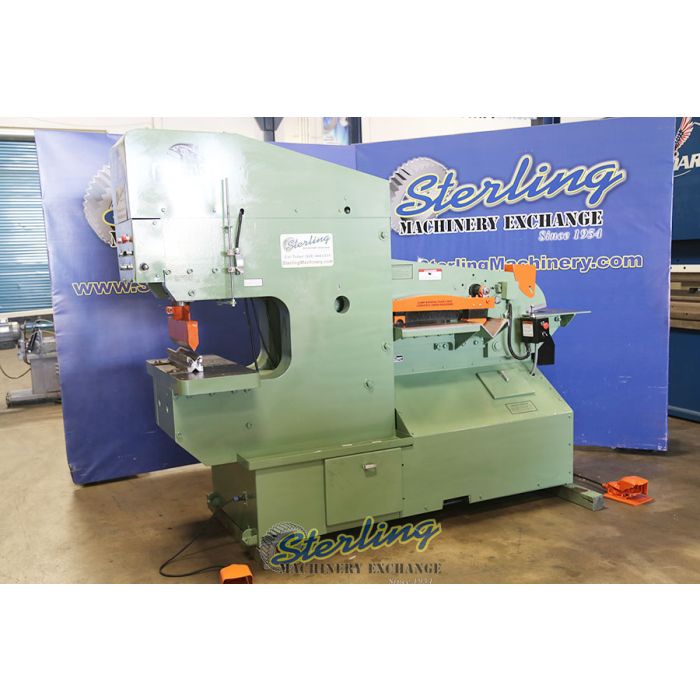 For Sale 110 Tons Used Piranha Hydraulic Ironworker (Dual Operated