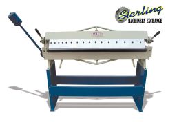 New-Baileigh-Brand New Baileigh Manually Operated Box & Pan (Finger) Brake-BB-4816-BA9-1000460-SMBB4816-01