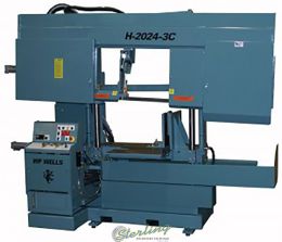 New-W.F. Wells-Brand New W.F. Wells Hydraulic Semi-Automatc Horizontal Band Saw-H-2024-3C-SMH20243C-01