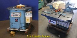 Used-Amada-Used Amada Heavy Duty Corner (Front) & (Rear) Edge Notcher **RARE MACHINE**-CSW-220-A6959-01