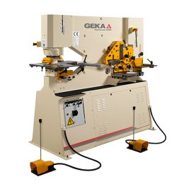 New-Geka-Brand New Geka Dual Cylinder Hydraulic Ironworker-HYDRACROP 110S-SMHYDRACROP110S-01