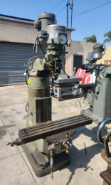 Used-BRIDGEPORT-Used Bridgeport/Hardinge Vertical Milling Machine (American Made) Step Pulley-SERIES 1-A7876-01