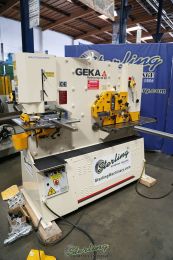 New-Geka-Brand New Geka Hydraulic (Deep Throat) Ironworker-HYDRACROP 80SD-SMHYDRACROP80SD-01