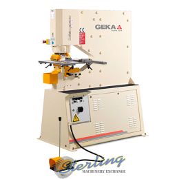 New-Geka-Brand New Geka Puma Series Hydraulic Ironworker with 5 Power Settings-PUMA 55SD-SMPUMA55SD-01