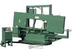 Brand New W.F. Wells Semi-Automatic Hydraulic Swivel Base Cant Head Horizontal Large Capacity Twin Post Two Direction Miter Band Saw