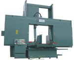 Brand New W.F. Wells Semi-Automatic Hydraulic Horizontal Large Capacity Twin Post Bandsaw