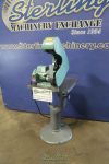 Used-BURR KING-Used Burr King Belt Sander With Stand (Very Good Condition)-760-A6736-01