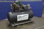 Used-Buckeye Boiler Company-Used Buckeye Boiler Company Horizontal Air Compressor with Tank---A7193-01