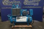 Used-LEROI-Used Leroi Horizontal Air Compressor Piston Type with Horizontal Tank-Model 30-A7315-01