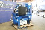 Used-QUINCY-Used Quincy Piston Type Air Compressor W 4-Stage Pump and Horizontal Tank-QRDT25ST00008-A7583-01