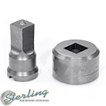 edwards - square punch & die set tooling with key-way (various sizes available)