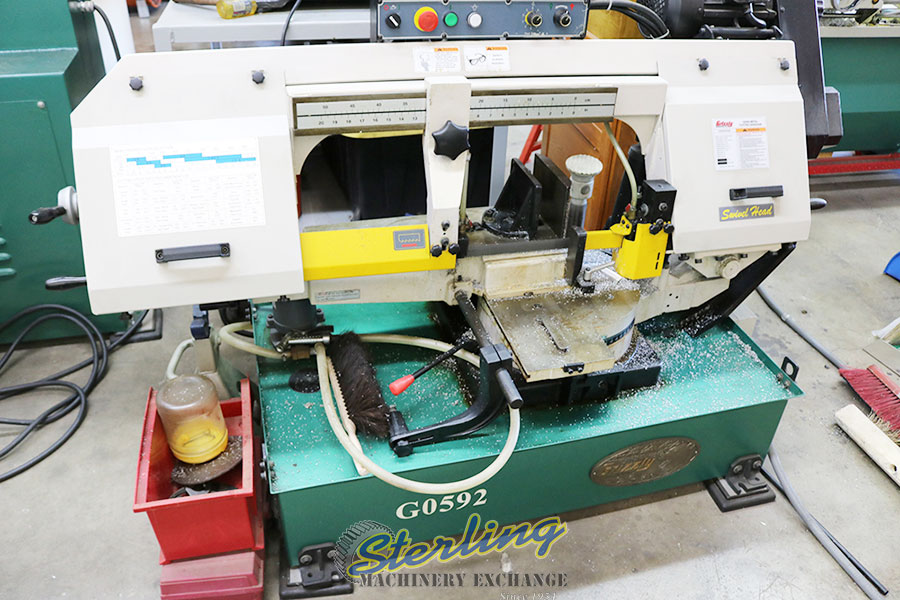 Used Grizzly Swivel Base Horizontal Bandsaw "Low Use" Sterling Machinery