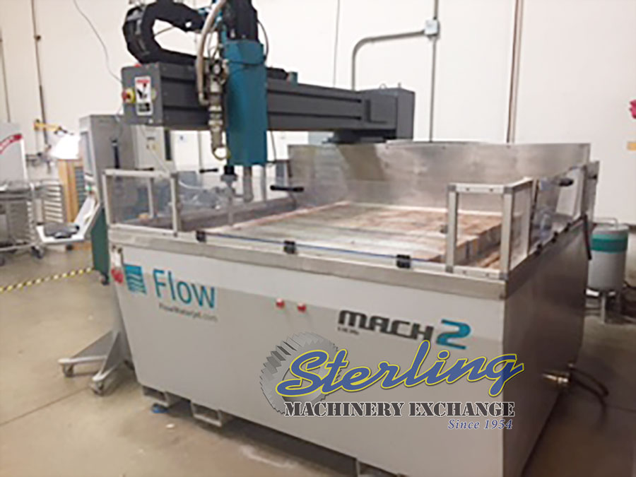 Used Flow CNC Water Jet Cutting System Waterjet Cutting Machines