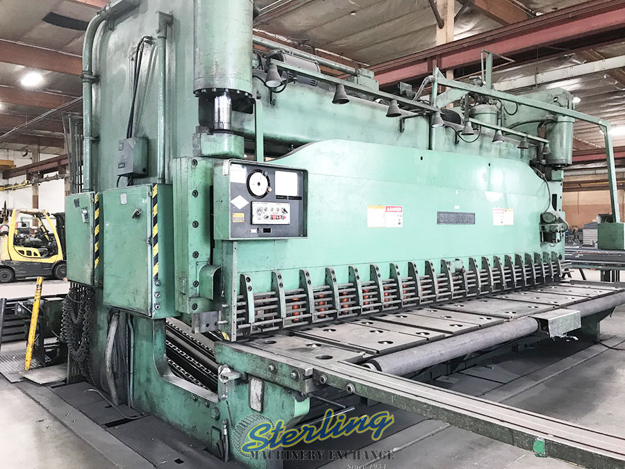 Used Cincinnati Hydraulic Shear Sterling Machinery