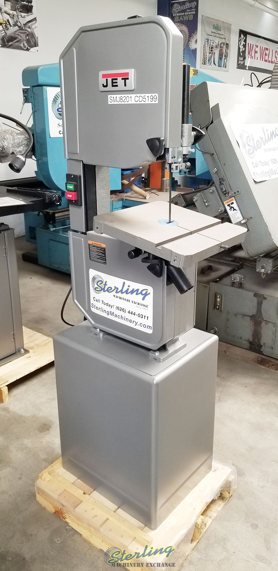 For Sale 14" Brand New Jet Vertical Metal/Wood Bandsaw , Mdl. J8201K