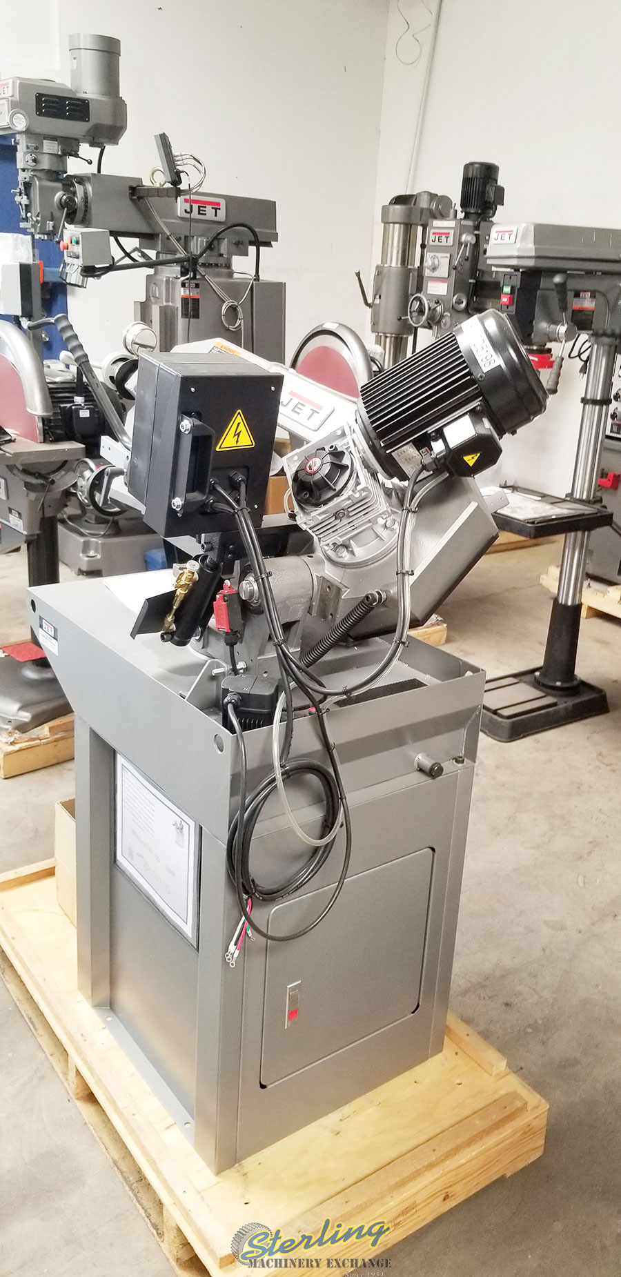 Brand New Jet Zip Quick Miter Horizontal Bandsaw Horizontal Bandsaw