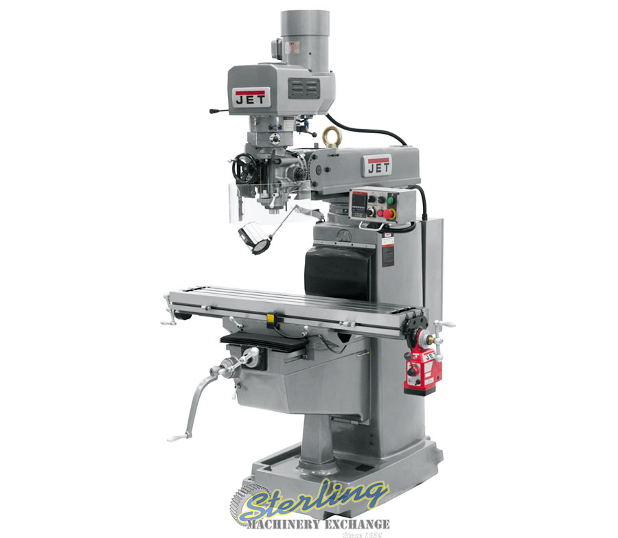 Brand New Jet Vertical Milling Machine PACKAGE. Includes 3 Axis Acu