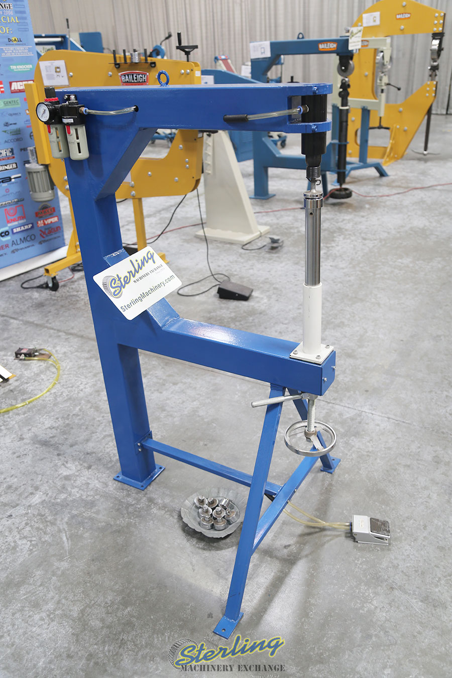 For Sale 16 Gauge Brand New Baileigh Pneumatic Operated Planishing