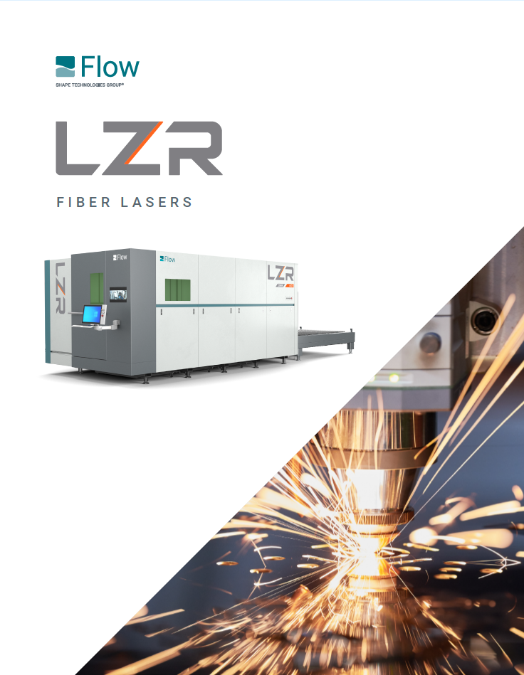 Flow LZR fiber laser cutting machine - LZR 3015 and LZR 4020