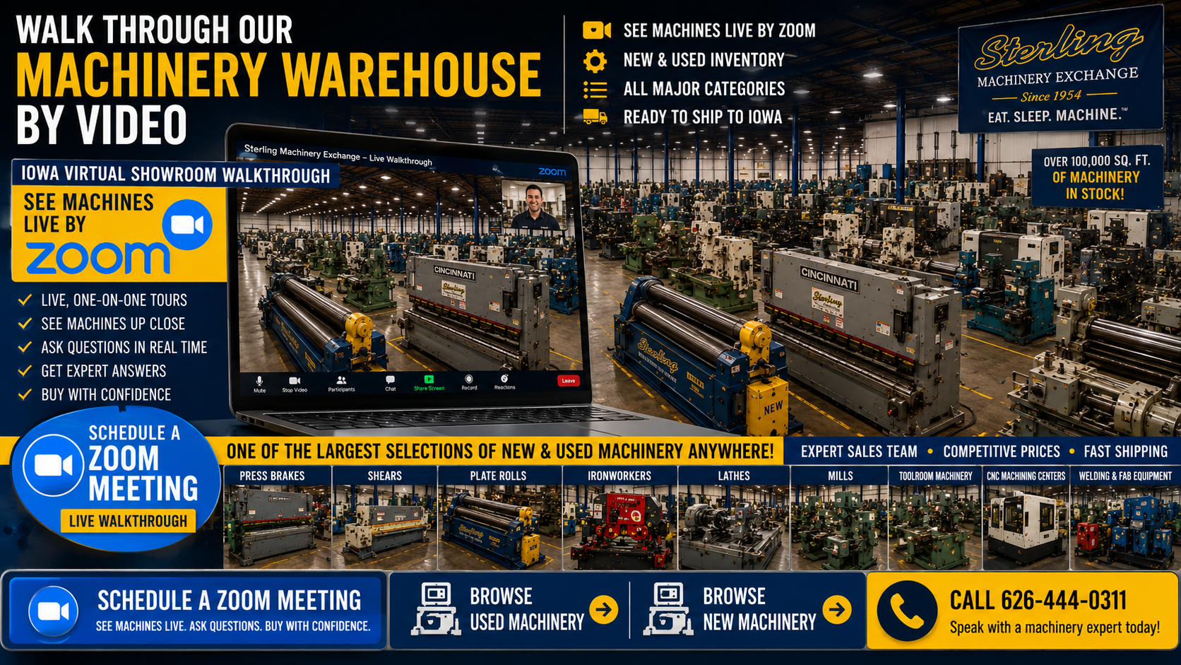 Remote machinery inspections for Iowa machine shops and manufacturers