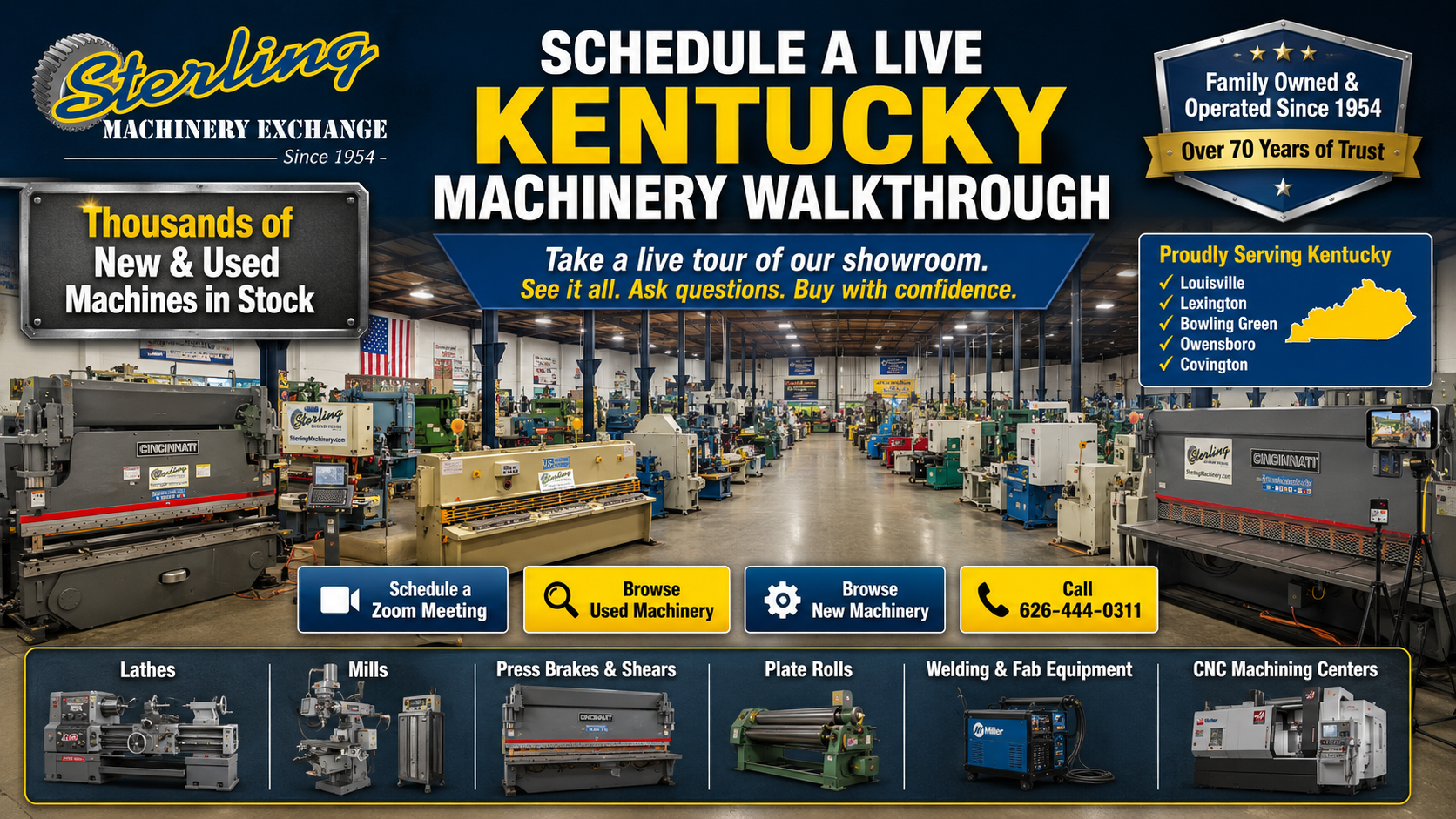 Remote machinery inspections for Kentucky machine shops and manufacturers