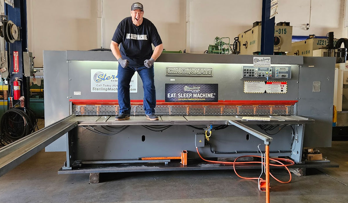 Cincinnati metal shear available nationwide from Sterling Machinery Exchange