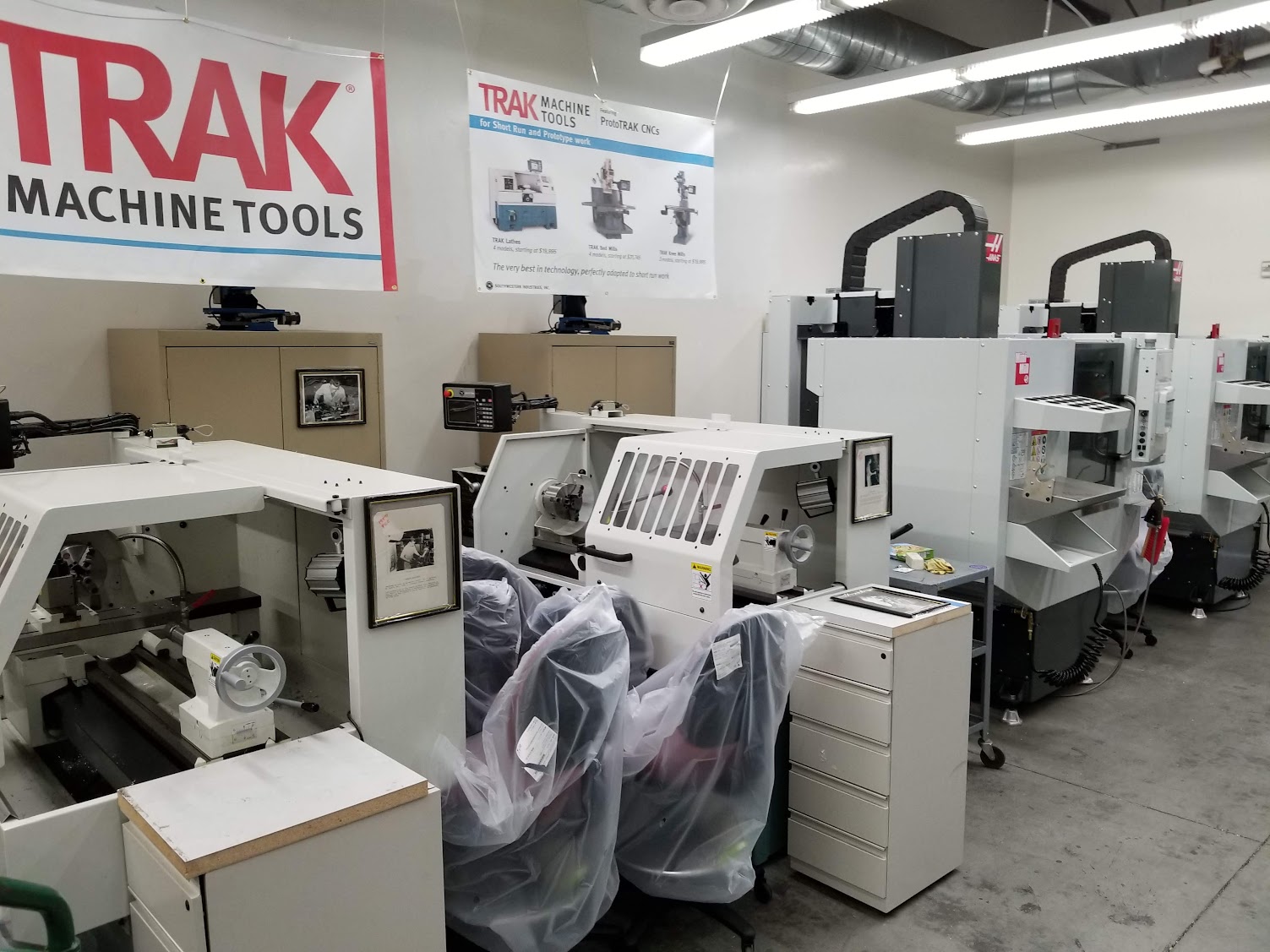 Community college machine shop equipment