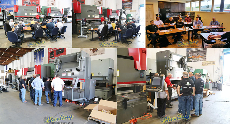 Cincinnati press brakes, fiber lasers, and shears available nationwide from Sterling Machinery Exchange