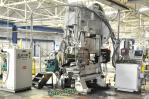 used minster piecemaker straight side double crank press with rowe servo feederP2- 100