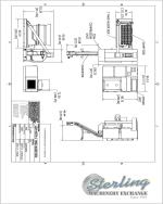 used puckmaster metal chip briquetting system great for scrap metal processing of metal turnings from lathes, cnc lathes, grinding machines. built for compacting shavings, grindings, and turnings as well as fluid removal225H