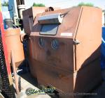used zero blast-n-peen blast cabinet w/ dust collector220-1-9-900 R/DF