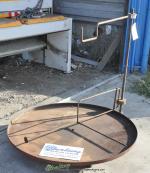 used horizontal non-powered reel holder and strip guide uncoiler42