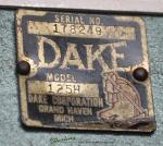 used dake hydraulic h frame press125H