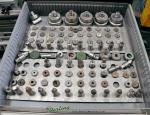 used lot of w.a. whitney single end punch tooling