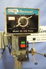 used rockwell delta drill press w/ fwd./rev. foot pedal20