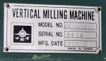 used jet vertical knee millJVM-830F