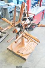 used littell manual non-powered double end coil reel0005