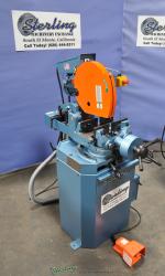new scotchman (low turn, semi-automatic with power clamping and power head down feed) circular cold saws (for cutting steel, stainless, aluminum, brass, copper, plastics)CPO 350 LTPKPD