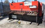 used amada heavy duty hydraulic power shear with programmable backgauge controlH-3013