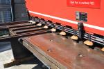 used amada heavy duty hydraulic power shear with programmable backgauge controlH-3013