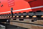used amada heavy duty hydraulic power shear with programmable backgauge controlH-3013