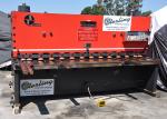 used amada heavy duty hydraulic power shear with programmable backgauge controlH-3013