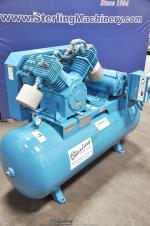 used quincy northwest horizontal air compressor with tankQT-15-1204