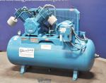 used quincy northwest horizontal air compressor with tankQT-15-1204
