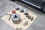 used webb whacheon gap bed engine latheWL-435