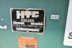 used htc hydraulic power squaring metal shear250-10